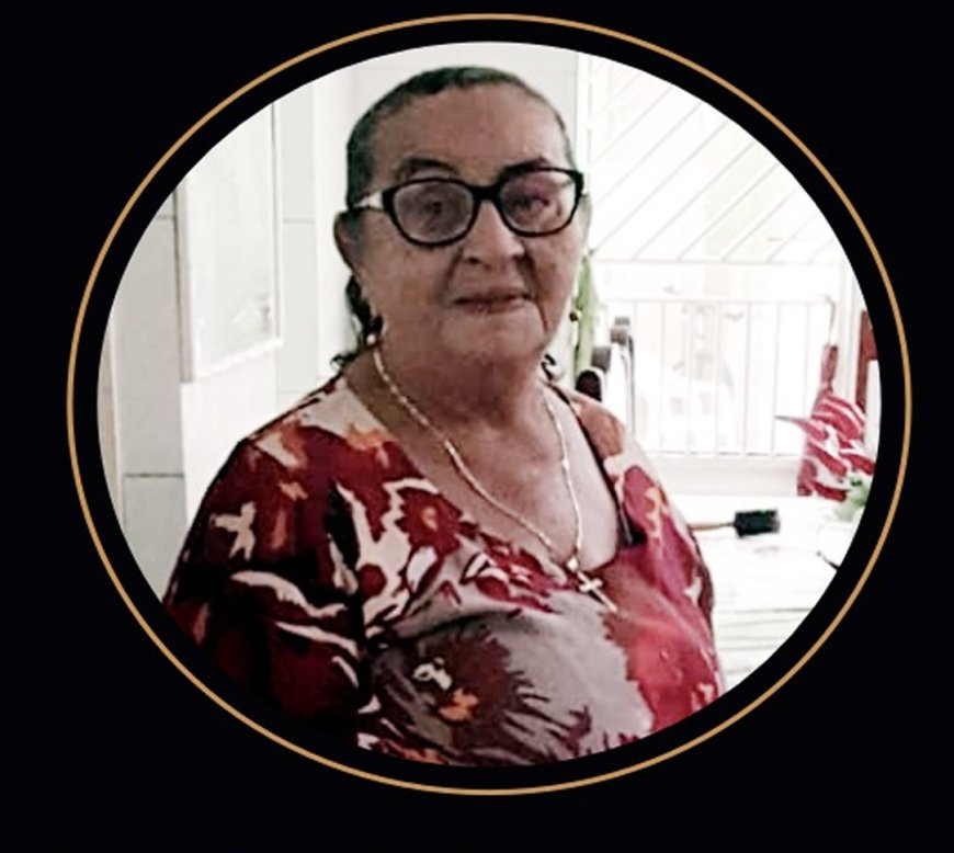 Morre a mãe de Gugu, aos 83 anos, no hospital D.R. Jair Braga, Maria do Carmo Ribeiro